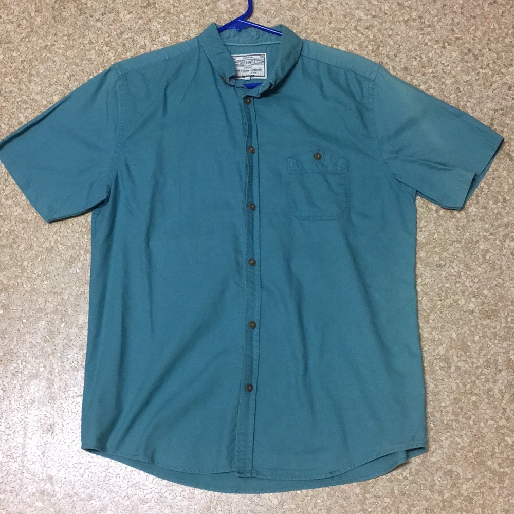 Cotton On Green button down shirt